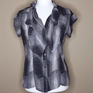 Worthington Ruffle-detail Blouse